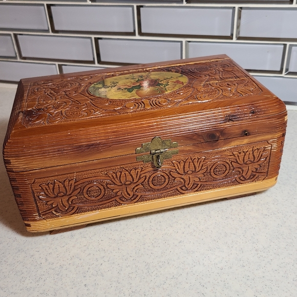 Vintage Jewelry - Vintage wooden Jewelry Box for Sale